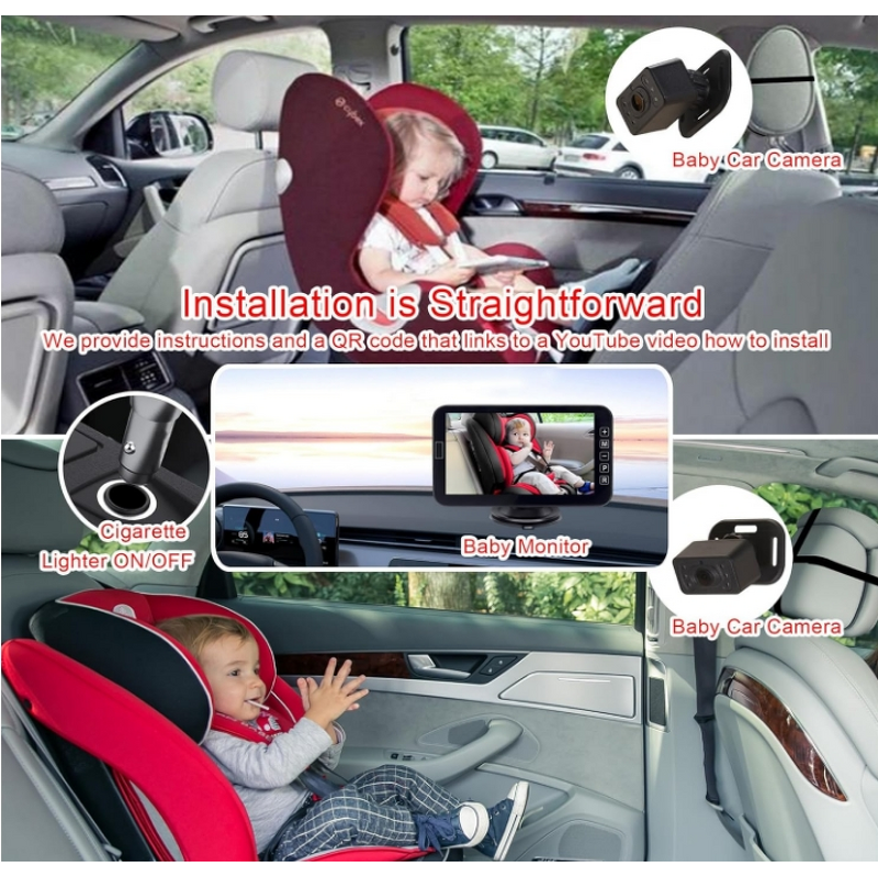 Baby Car Camera Supplier - Custom 1080P LCD Display