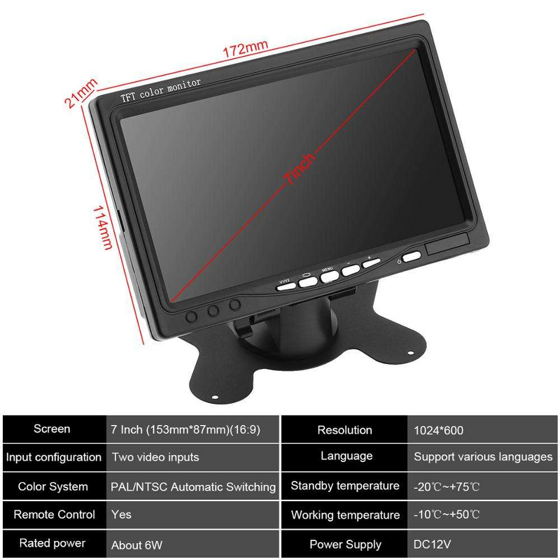 LCD Car Monitor Manufacturer - OEM Mini TFT for Vehicle