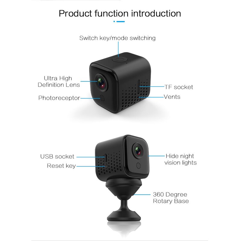 Mini WiFi Camera Supplier - Custom A11 Night Vision 1080P