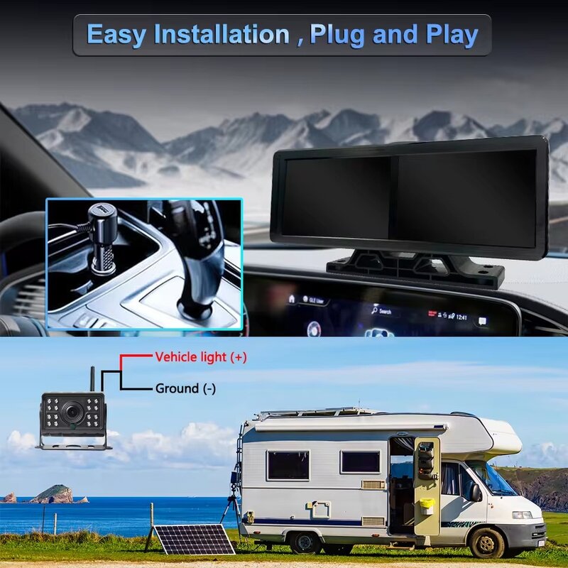 Car Monitor Factory - Bulk 15.6 Inch Split Screen for Truck