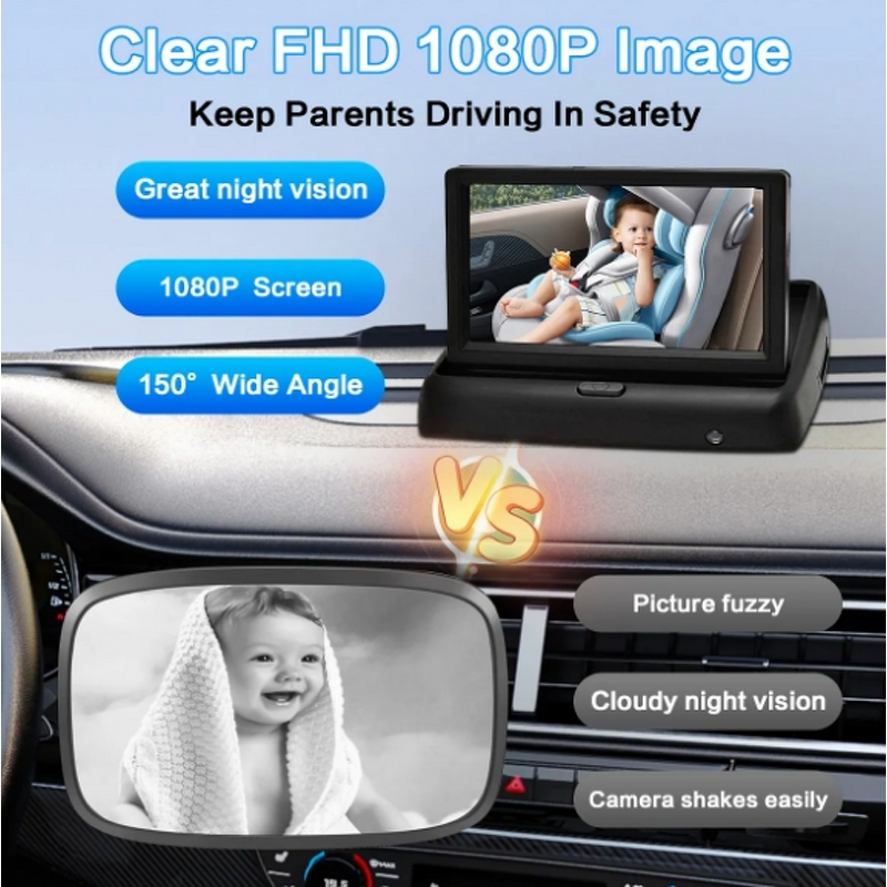 Baby Video Monitor Manufacturer - OEM/ODM Custom Backseat Camera