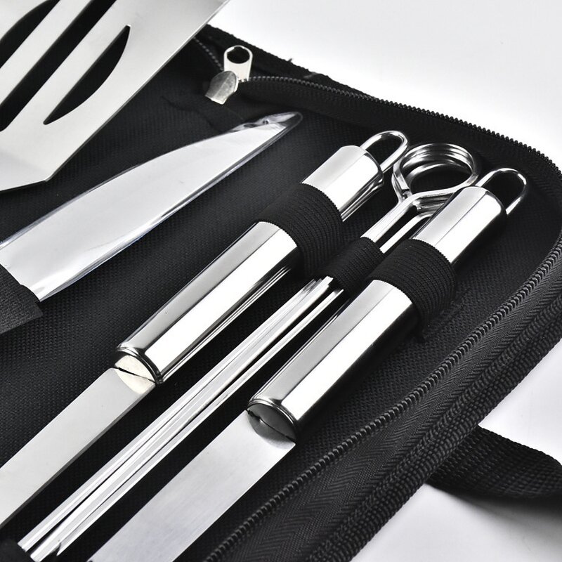 BBQ Tool Set Manufacturer - OEM/ODM 10PCS Stainless Steel