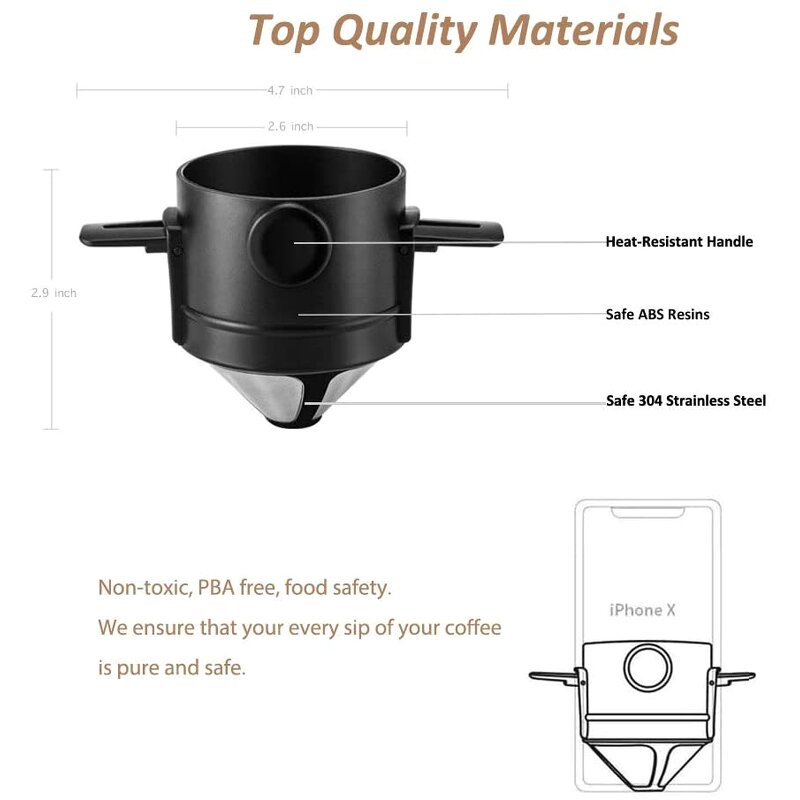 Coffee Dripper Manufacturer - OEM/ODM Portable Reusable Paperless