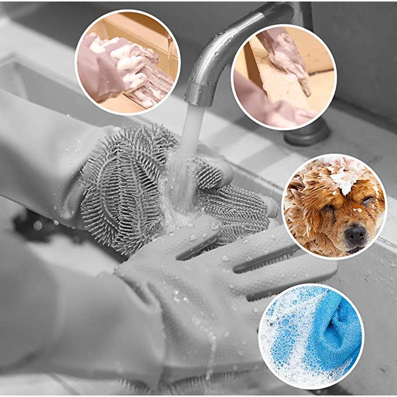 Silicone Cleaning Gloves Manufacturer - OEM/ODM Magic Dish Scrubbing