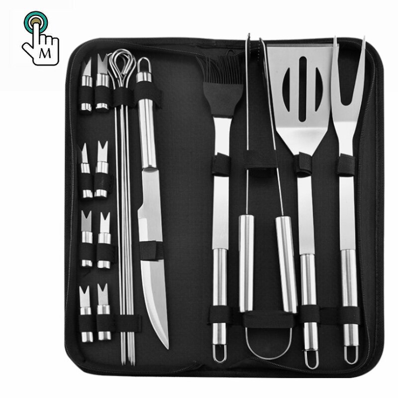 BBQ Tool Set Manufacturer - OEM/ODM 10PCS Stainless Steel