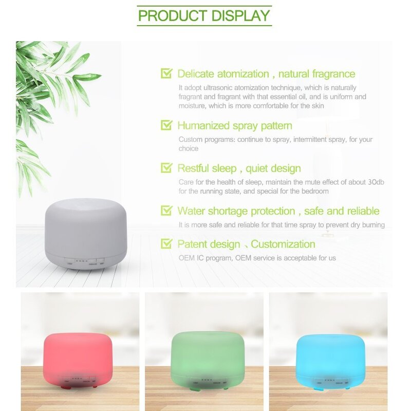 Essential Oil Diffuser Manufacturer - OEM/ODM 1000ml Ultrasonic