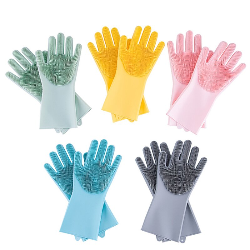 Silicone Cleaning Gloves Manufacturer - OEM/ODM Magic Dish Scrubbing