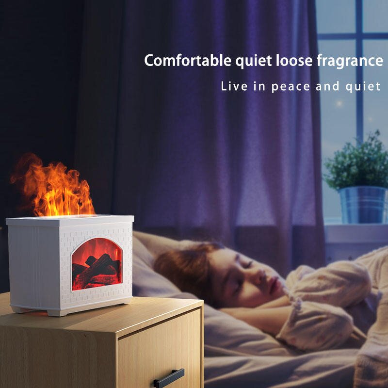 Aroma Diffuser Manufacturer - OEM/ODM Fireplace Flame Essential Oil