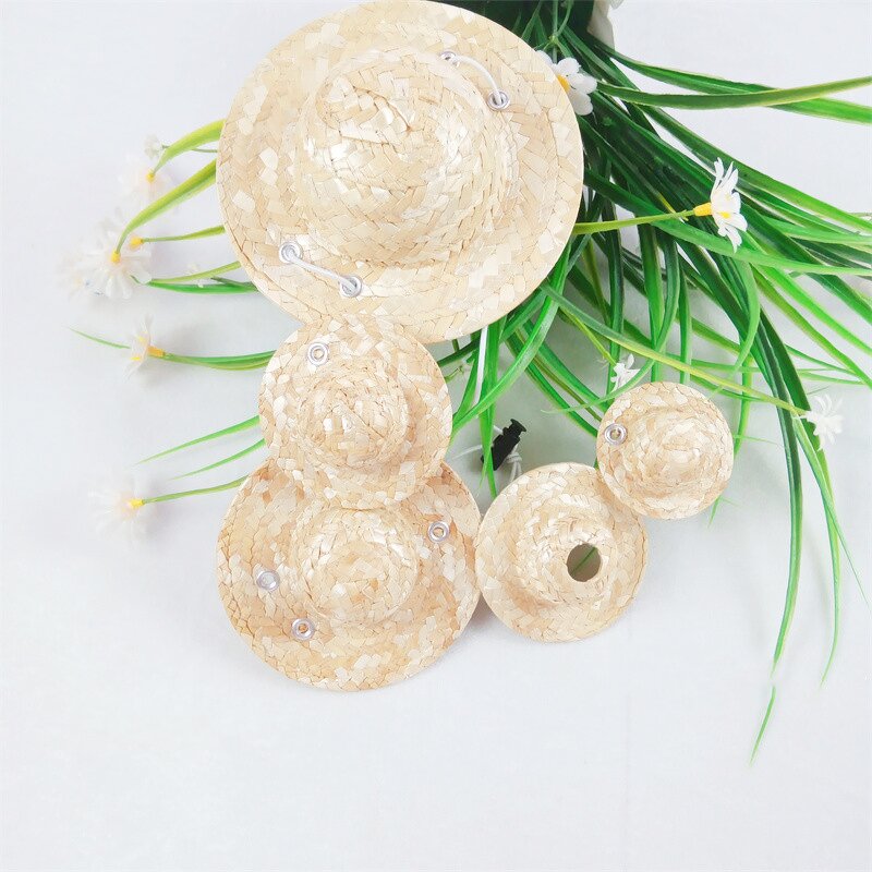 Pet Hat Factory - Bulk Straw Braided Mini Adjustable