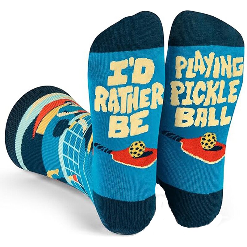 Funny Socks Factory - Bulk Pickleball Playing Print