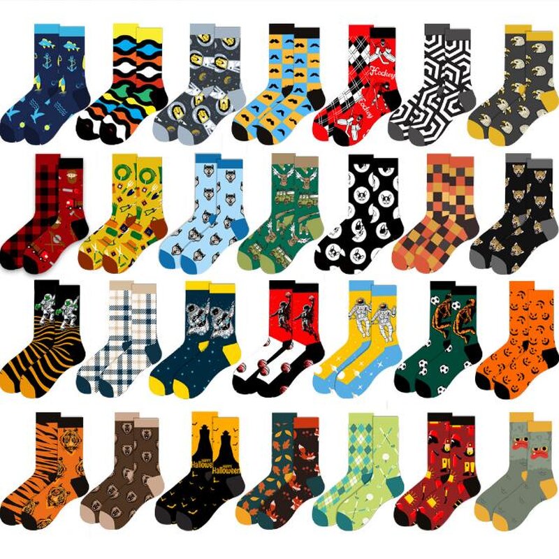 Golf Socks Factory - Bulk Funny Print Cotton Sport