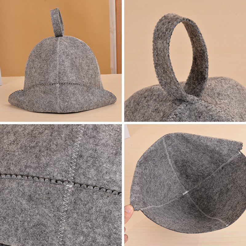 Sauna Hat Supplier - Custom Popular Felt Bath Steam