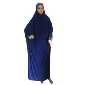 Muslim Dress Manufacturer - OEM Long Abaya Attached Hijab