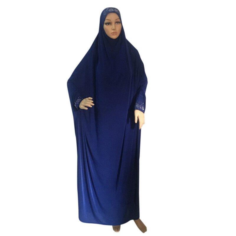 Muslim Dress Manufacturer - OEM Long Abaya Attached Hijab