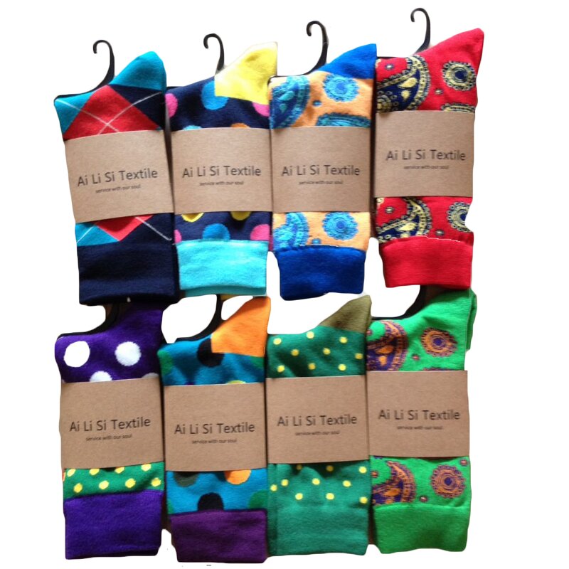 Jacquard Socks Factory - Wholesale Custom Colorful Dress