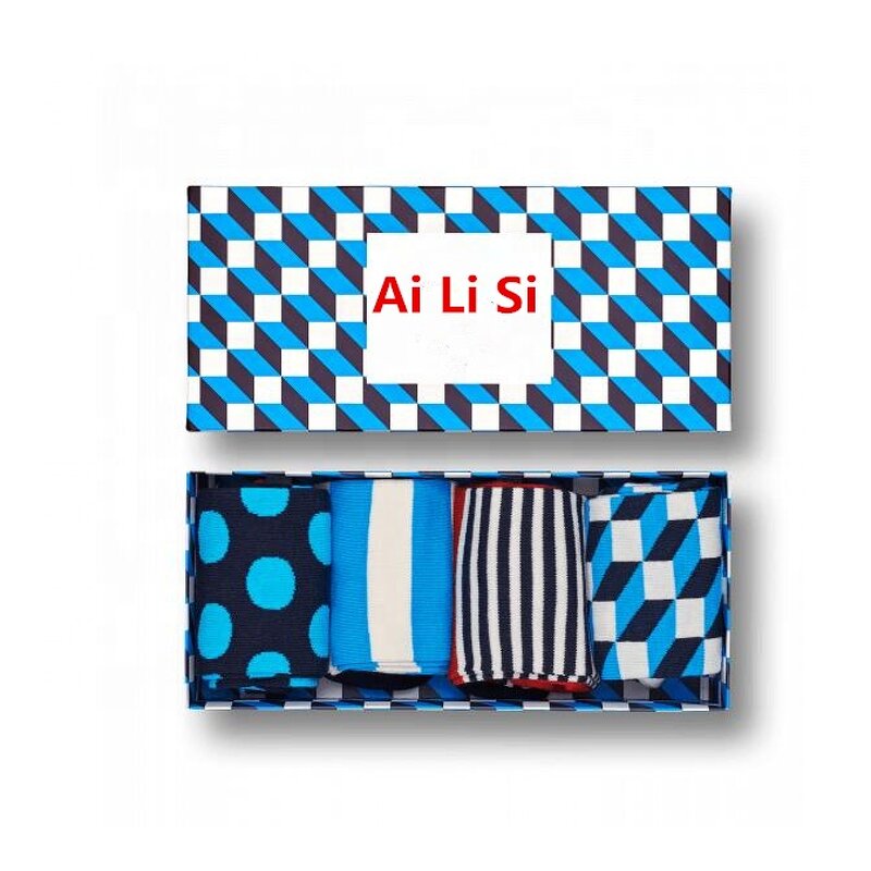 Gift Boxed Socks Manufacturer - OEM Custom Striped Socks