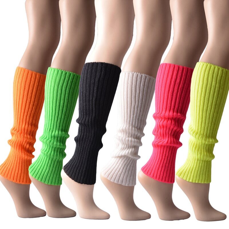 Leg Warmers Supplier - Custom Neon Colored Knit Punk