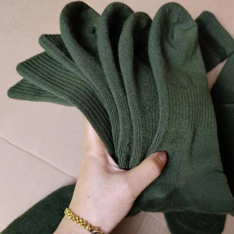 Sport Boot Socks Supplier - Custom Jungle Green Camouflage