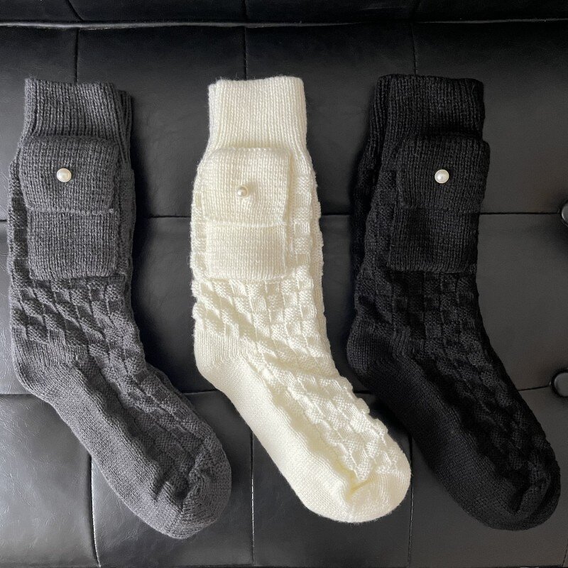 Pocket Socks Manufacturer - OEM Cable Knitted Fashion Trend