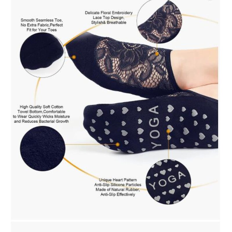 Yoga Socks Supplier - Custom Non Slip for Women Pilates