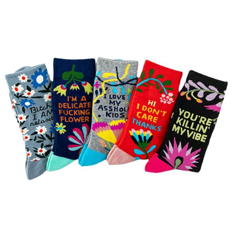 Cotton Socks Manufacturer - OEM Long Tube Lovers Letter