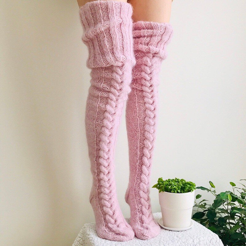 Knit Stockings Factory - Bulk Winter Leggings Warm Over Knee