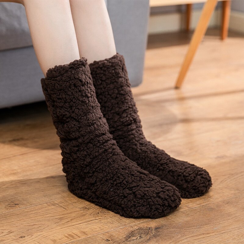Slipper Socks Factory - Bulk Anti-slip Fur Winter Sole
