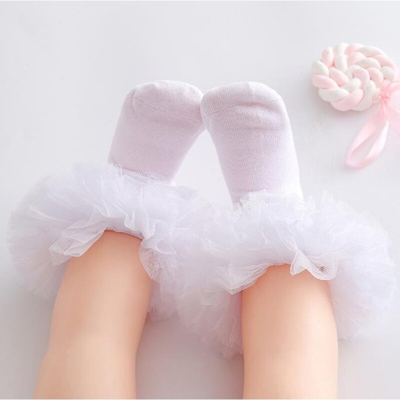 Dancing Socks Manufacturer - OEM Princess Girls Tulle Socks