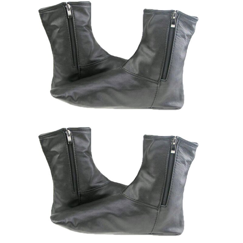 Muslim Socks Factory - Bulk Faux Leather Zipper Khuff