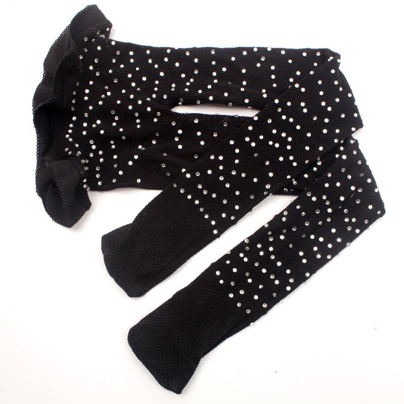 Kids Tights Manufacturer - OEM Fishnet Sparkle Rhinestone
