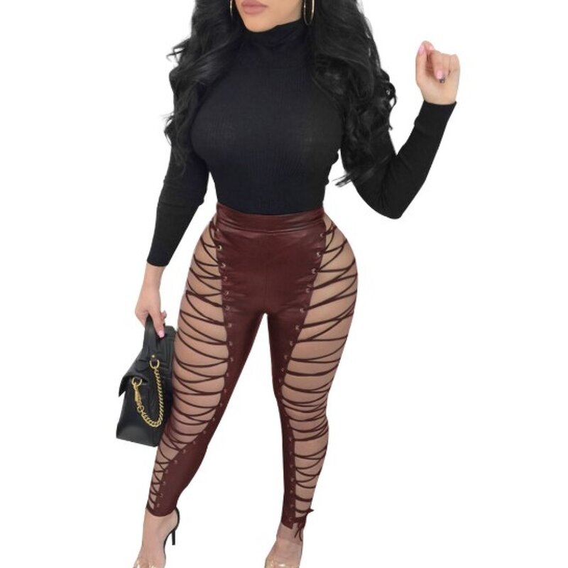 Leggings Supplier - Custom 3D Digital Print Maple Leaf