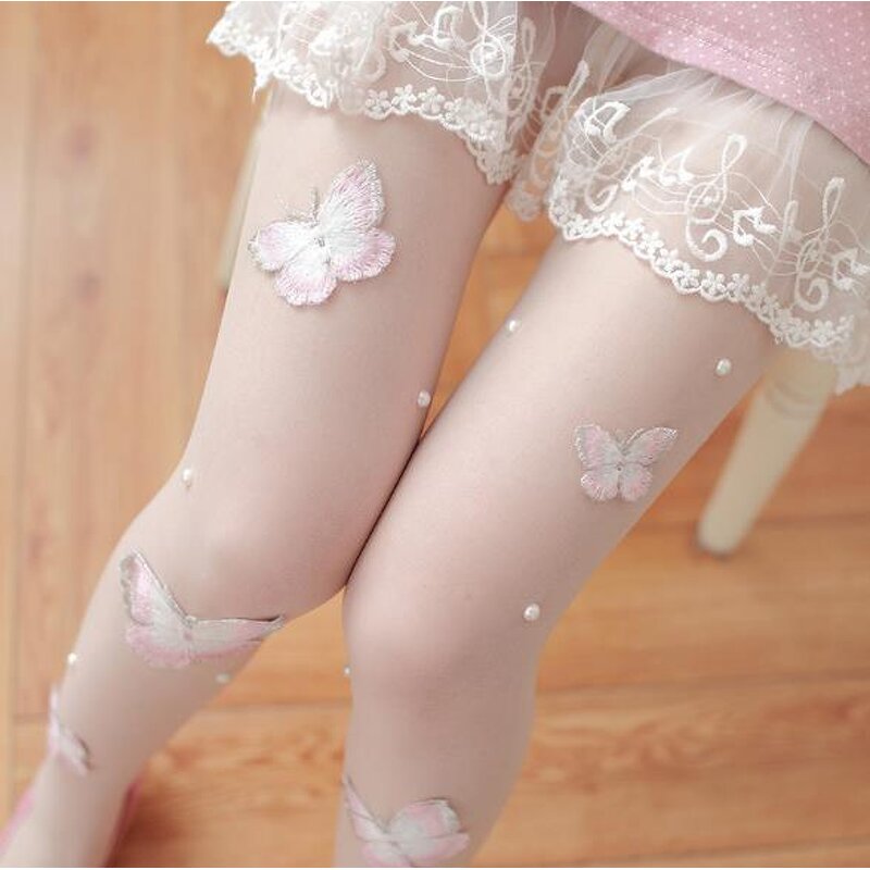 Pantyhose Manufacturer - OEM Butterfly Print Knee High