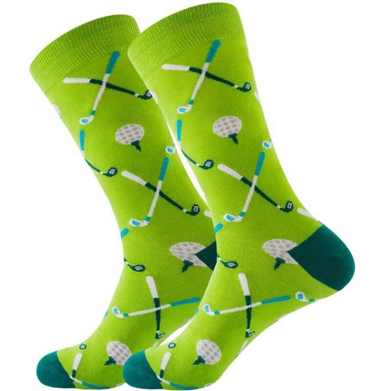 Golf Socks Factory - Bulk Funny Print Cotton Sport