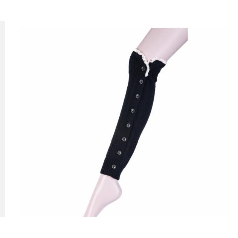 Leg Warmer Manufacturer - OEM Cable Knitted Lace Buttons