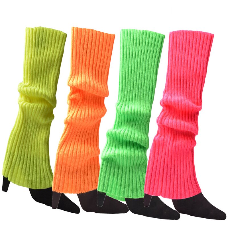 Leg Warmers Supplier - Custom Neon Colored Knit Punk