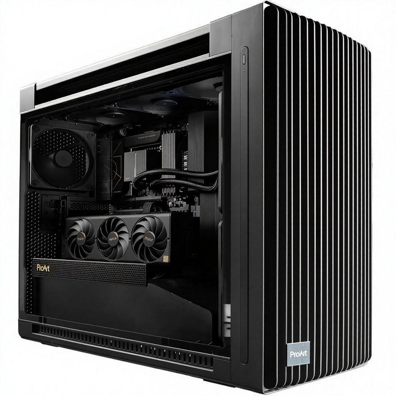PC Case Factory - Full Tower ATX Case with Audio Front Ports