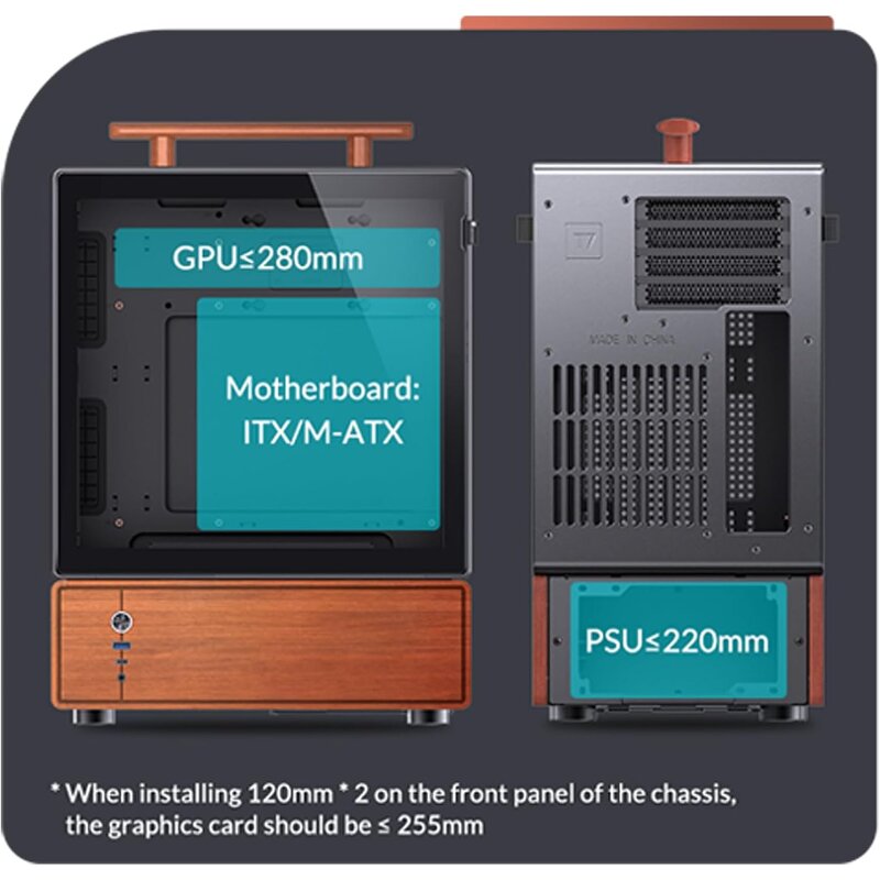 PC Case Supplier - ATX Full Tower Case with Multifunctional Handle