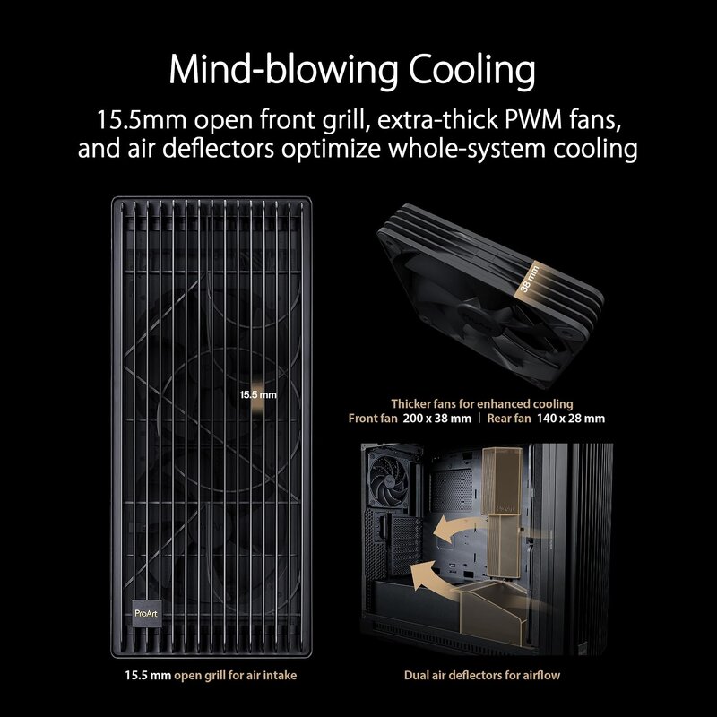 PC Case Factory - Full Tower ATX Case with Audio Front Ports