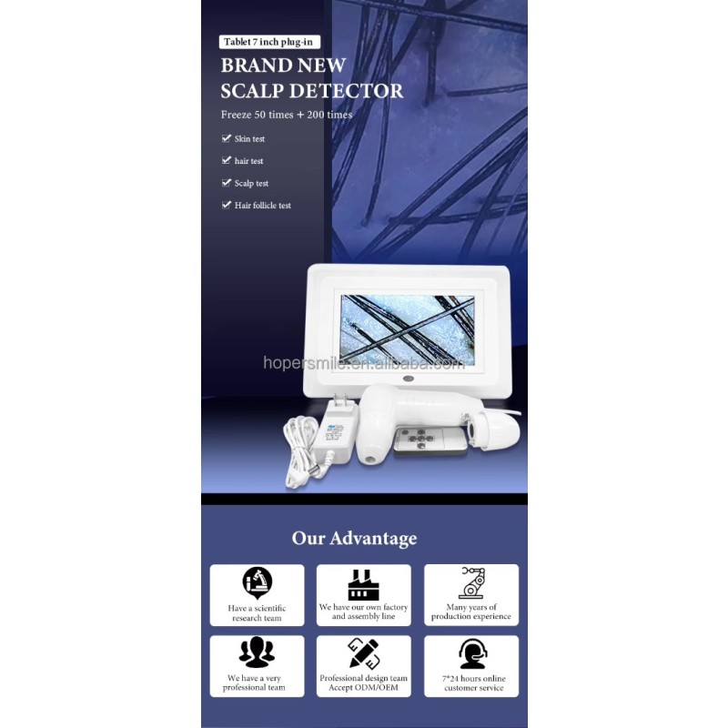 Hair Analyzer - OEM Rechargeable Digital System