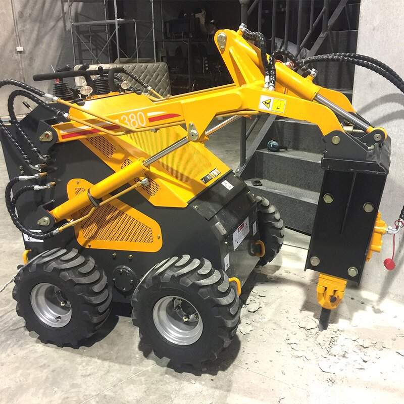 4-in-1 Skid Steer Loader Factory - OEM Small Loader Manufacturer