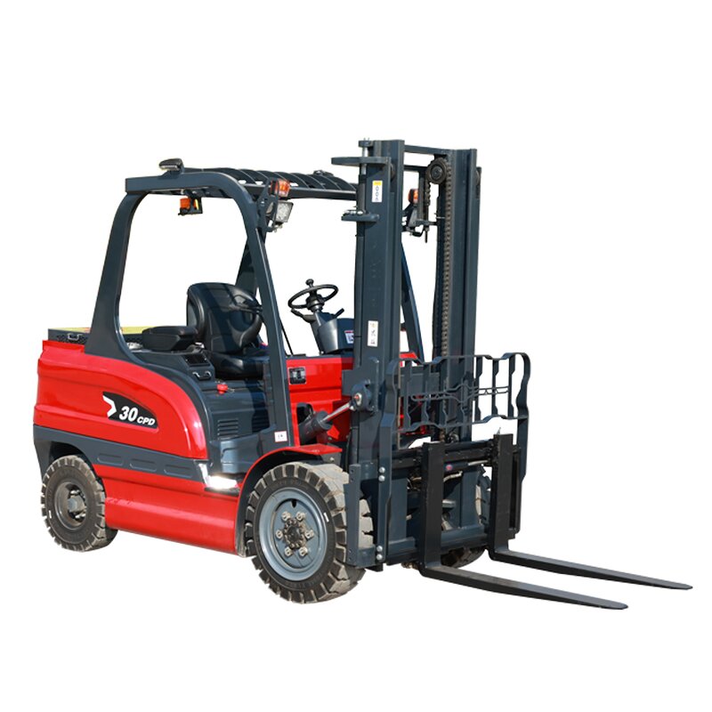 Electric Forklift Stacker Factory - OEM Self Loading Forklift