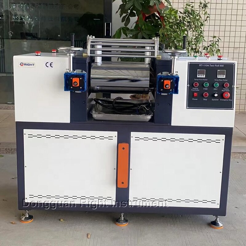 Rubber Two Roll Mill Manufacturer - Lab Electronic Heating Mixing
