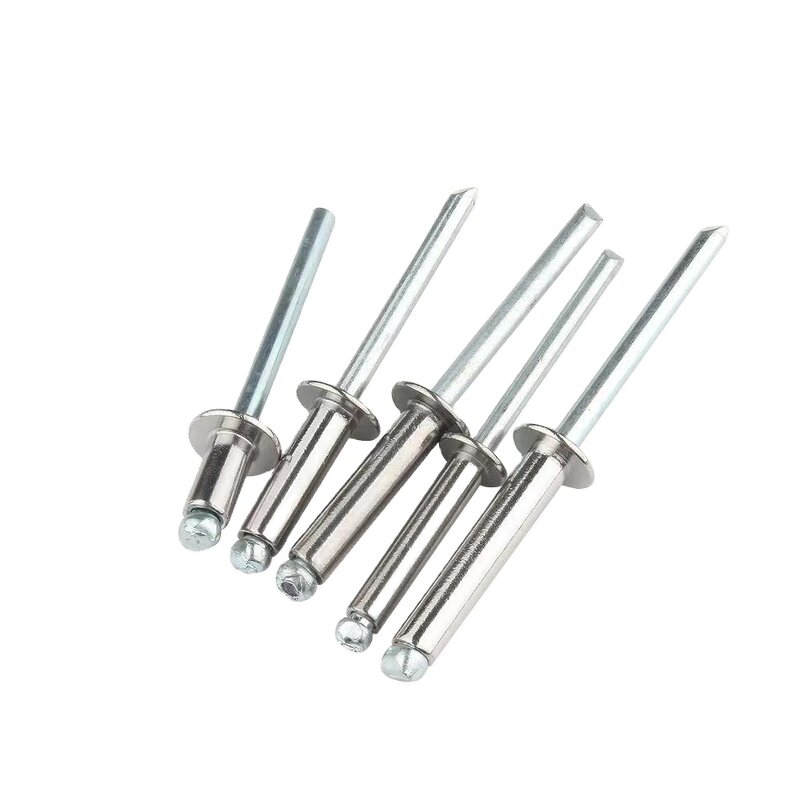 Aluminium Blind Rivet Factory - OEM Din 7337 Dome Head Rivet