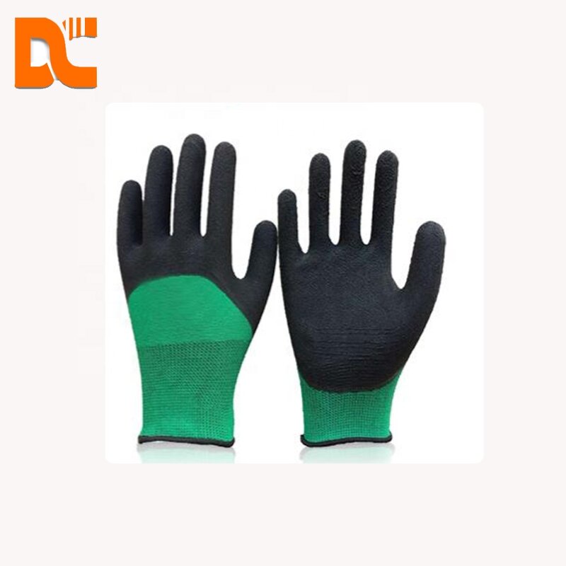 Latex Gloves Factory - OEM 48g Half-Coated Foam Gloves