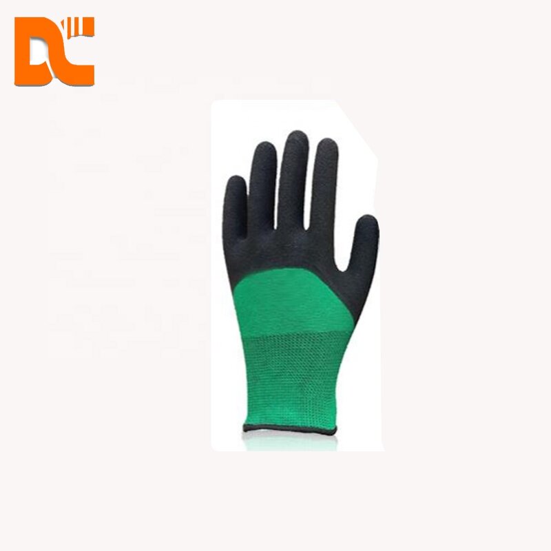 Latex Gloves Factory - OEM 48g Half-Coated Foam Gloves