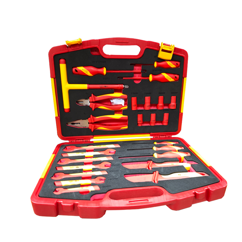 VDE Insulated Tool Set Factory - OEM 25-Piece Ratchet Set