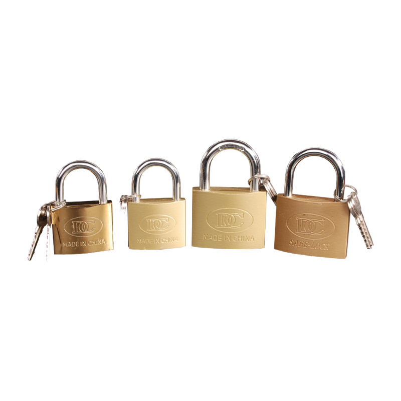 Furniture Lock Factory - OEM Brass Plated Iron Padlock