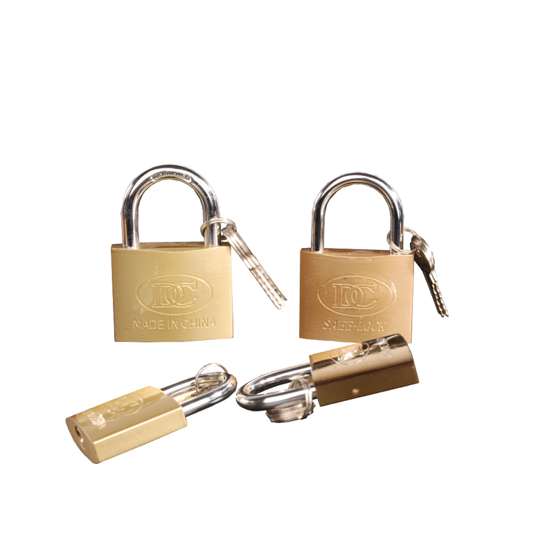 Furniture Lock Factory - OEM Brass Plated Iron Padlock