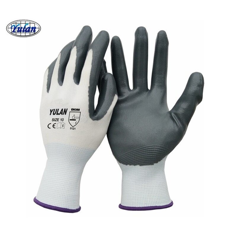 Latex Coated Gloves Factory - OEM Polyester Dipped Latex Safety