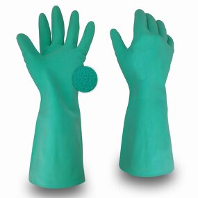 Nitrile Gloves Factory - OEM Blue Green Industrial Nitrile
